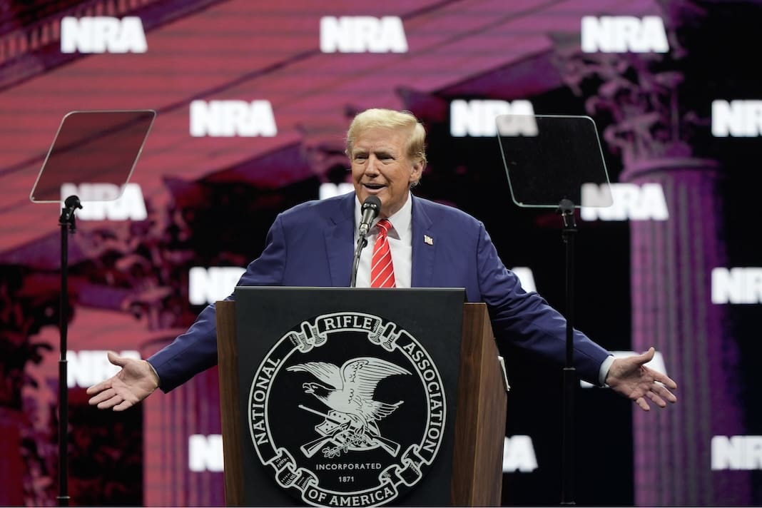 Trump promises NRA he'll repeal rules designed to prevent school