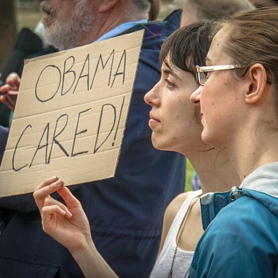 Rally in Support of the Affordable Care Act, at The White House, Washington, DC.